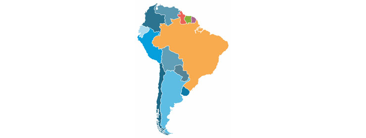 Avistamiento en Suramérica